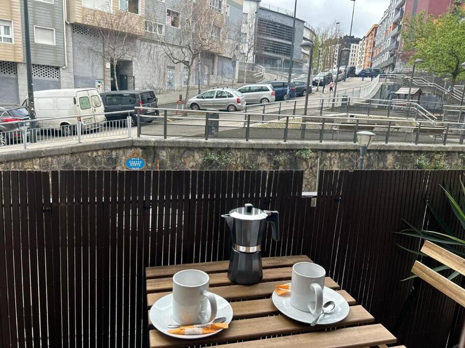 Apartament Piso Deluxe Con Balcon Cerca Del Casco Viejo Bilbao Zewnętrze zdjęcie